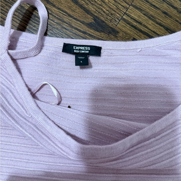 Elegant Pink Sleeveless Dress L - Picture 3 of 5